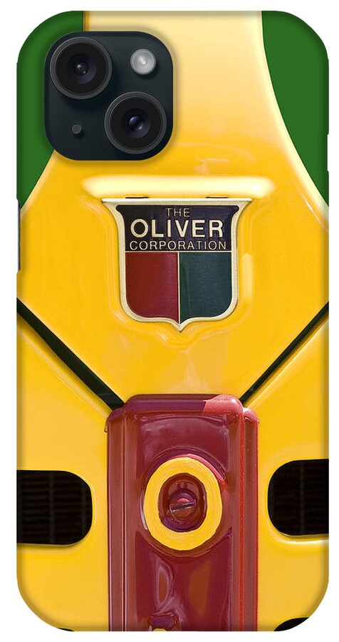Oliver iPhone Case featuring the photograph Antique Oliver Tractor by Tom Mc Nemar