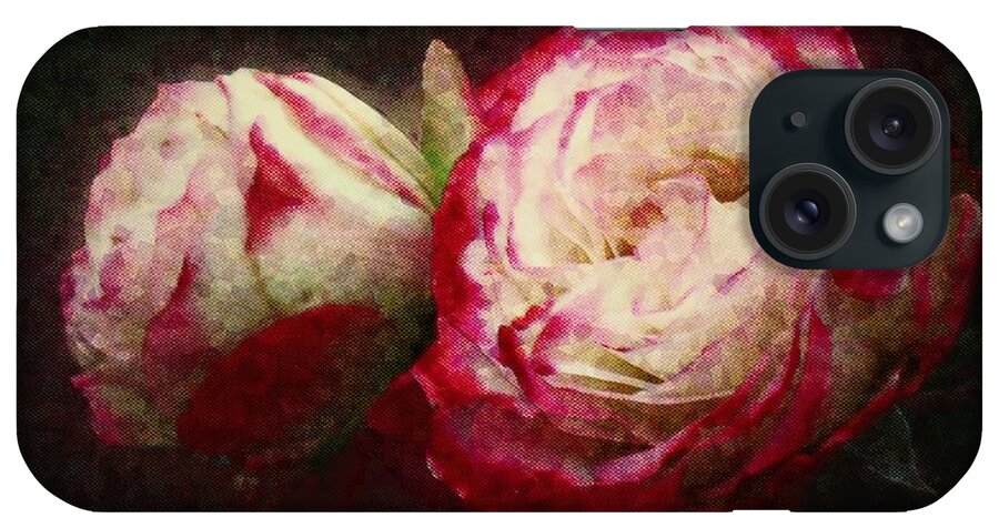 Roses iPhone Case featuring the painting Antique Romance by RC DeWinter