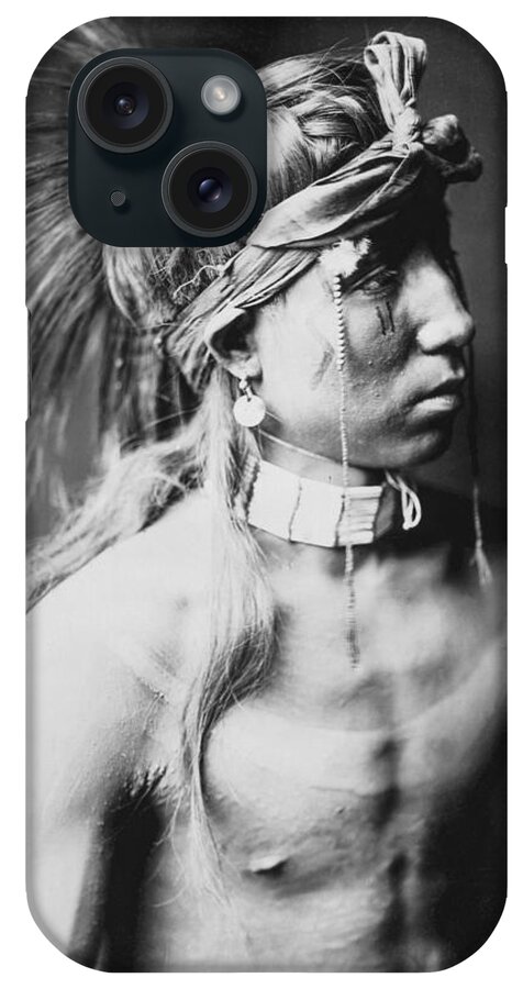 1905 iPhone Case featuring the photograph Apache Indian circa 1905 by Aged Pixel