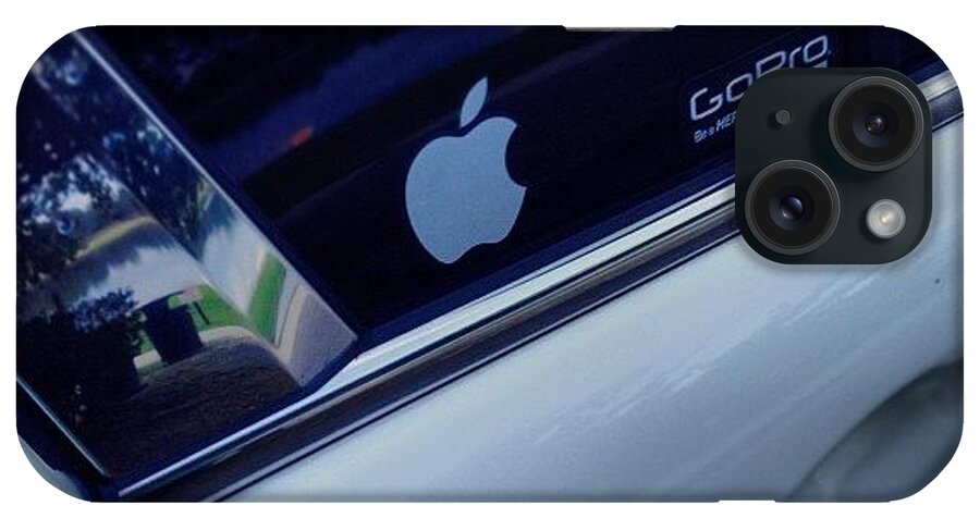 Accord iPhone Case featuring the photograph #apple #icar #gopro #hero3 #decal by Josh Humphreys