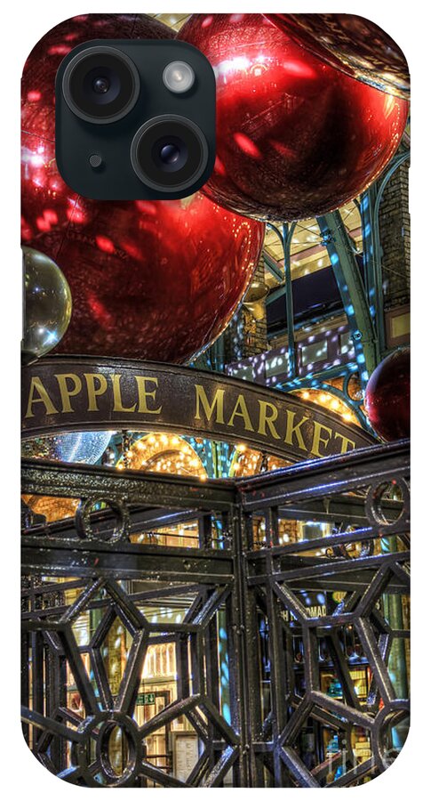 Covent Garden iPhone Case featuring the photograph Apple Market by Jasna Buncic