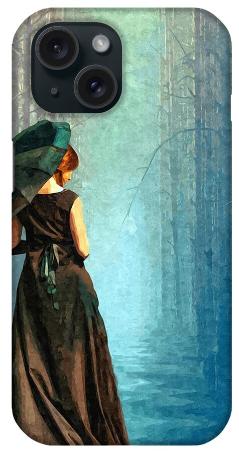 Rain iPhone Case featuring the painting Apres La Pluie by Tyler Robbins