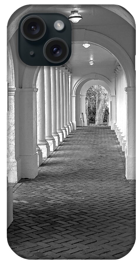 Uva iPhone Case featuring the photograph Arches at the Rotunda at University of VA 2 by Jerry Gammon