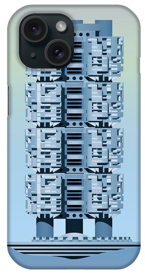 Architecture iPhone Case featuring the digital art Archisystems by Peter Cassidy