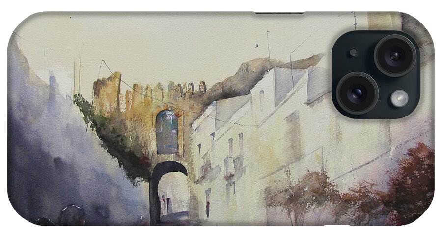 Spain iPhone Case featuring the painting Arcos 2 by Amanda Amend