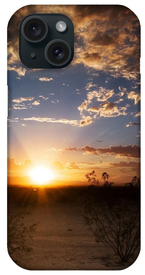 Arizona iPhone Case featuring the photograph Arizona Desert Sunset by Brad Brizek