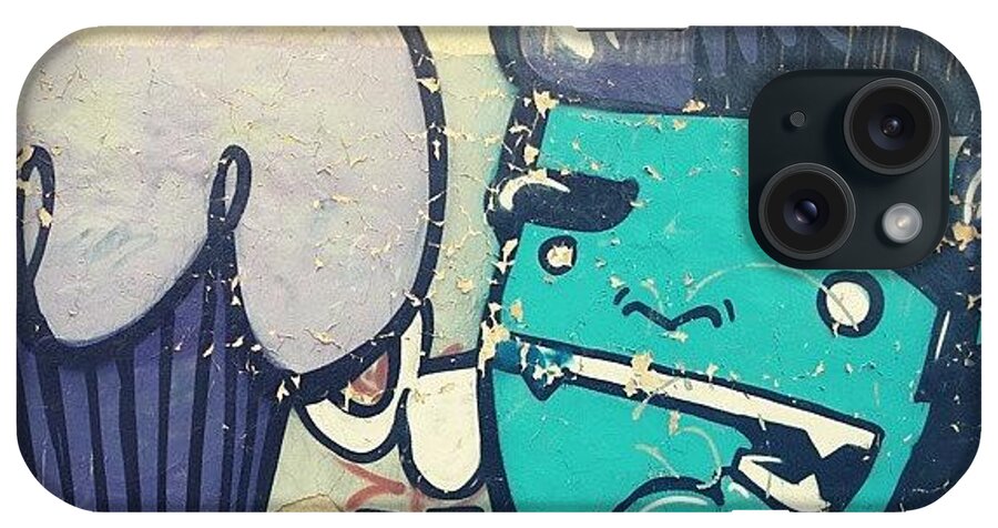 Urban iPhone Case featuring the photograph Art Of Kiwie Art #graffiti by Raimond Klavins