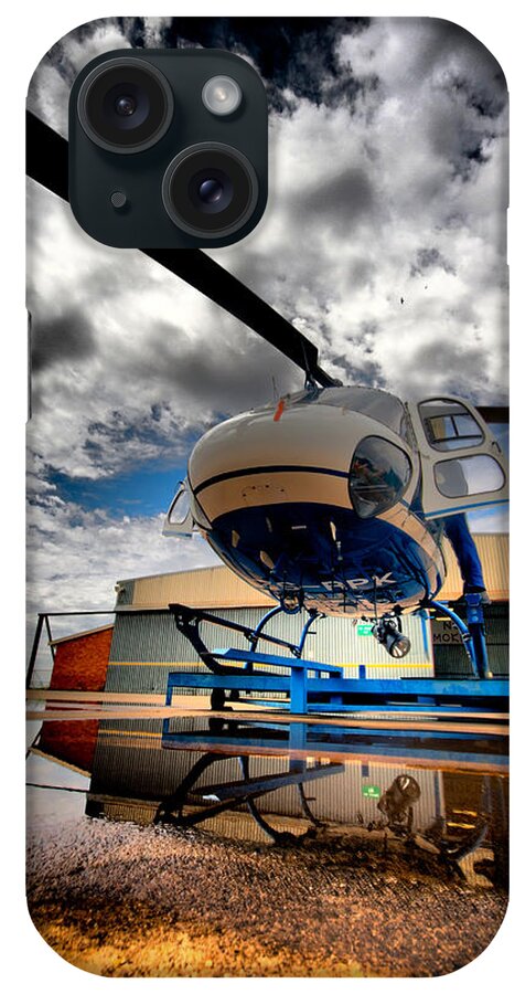 Eurocopter As350 Ecureuil (squirrel) iPhone Case featuring the photograph Artistic Squirrel by Paul Job