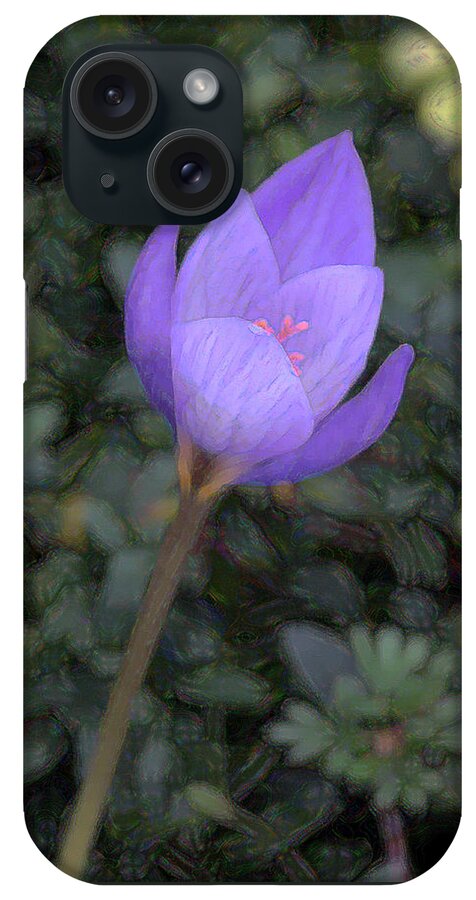 Artistic iPhone Case featuring the photograph Purple Flower by John Freidenberg