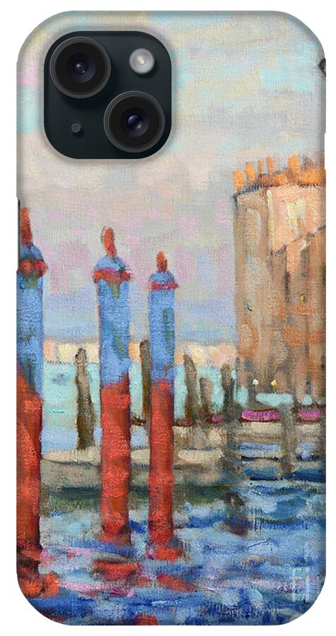 Fresia iPhone Case featuring the painting As the Clouds Give Way by Jerry Fresia