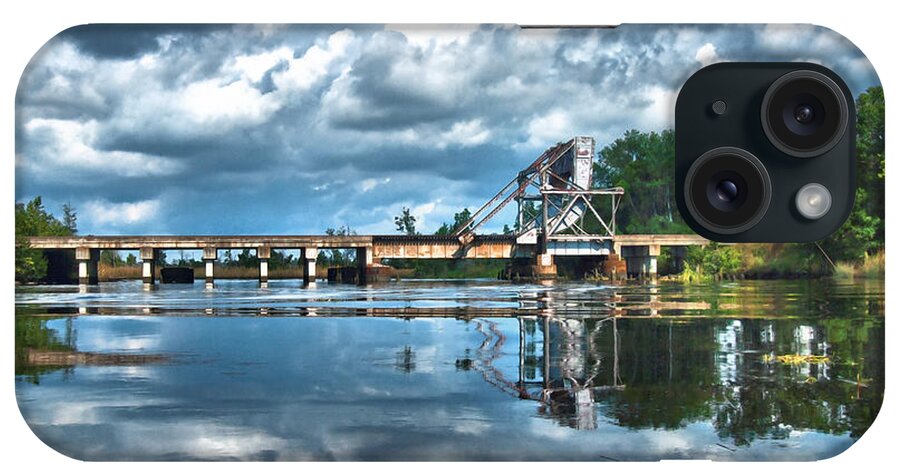 Water iPhone Case featuring the photograph Ashepoo Train Trestle by Scott Hansen