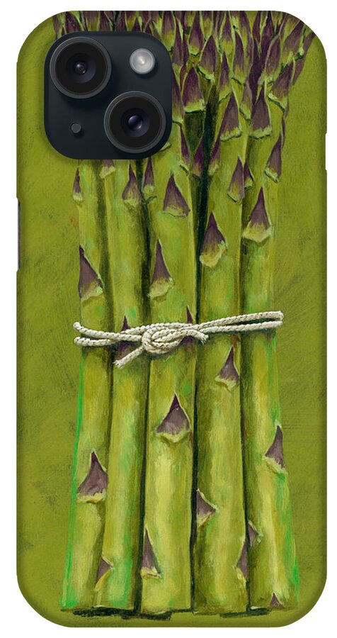 Asparagus iPhone Case featuring the digital art Asparagus by MGL Meiklejohn Graphics Licensing