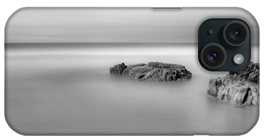 Atlantic iPhone Case featuring the photograph Little rocks off Downhill by Nigel R Bell