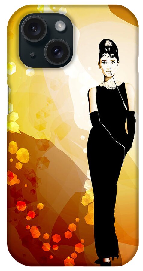 Adobe iPhone Case featuring the digital art Audrey by Matthew Lindley