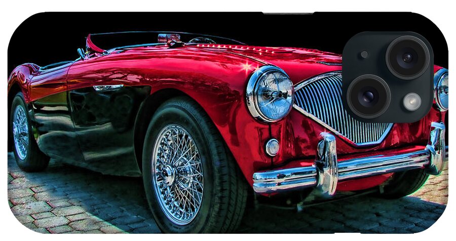Austin Healey 100m iPhone Case featuring the photograph Austin Healey 100M by Samuel Sheats