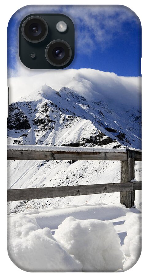 Austria iPhone Case featuring the photograph Austrian Mountains by Sue Leonard