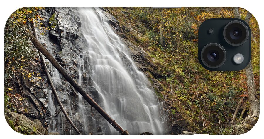 Crabtree Falls iPhone Case featuring the photograph Autumn at Crabtree Falls in North Carolina by Bruce Gourley
