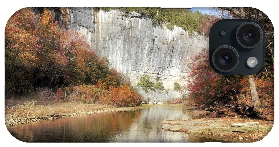 Roark Bluff iPhone Case featuring the photograph Autumn at Roark Bluff - Arkansas - Buffalo River by Jason Politte