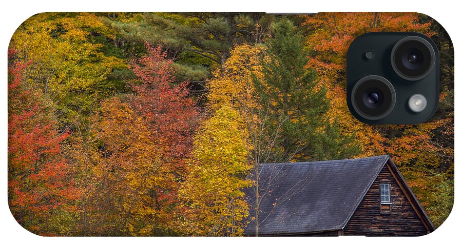 New Hampshire iPhone Case featuring the photograph Autumn Barn in Easton by White Mountain Images