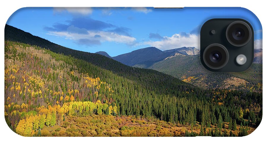 Scenics iPhone Case featuring the photograph Autumn Color In Colorado Rockies by A L Christensen
