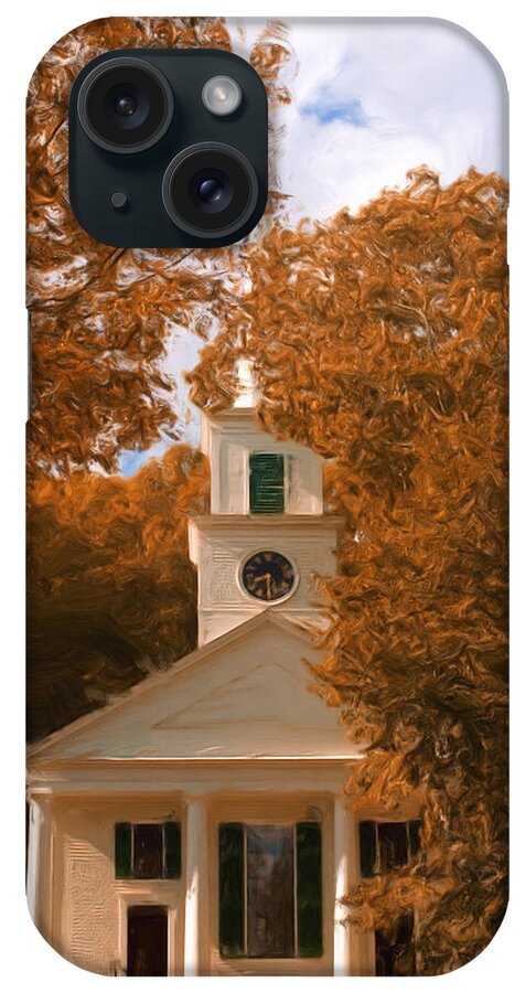 Church iPhone Case featuring the photograph Autumn Days by Joann Vitali