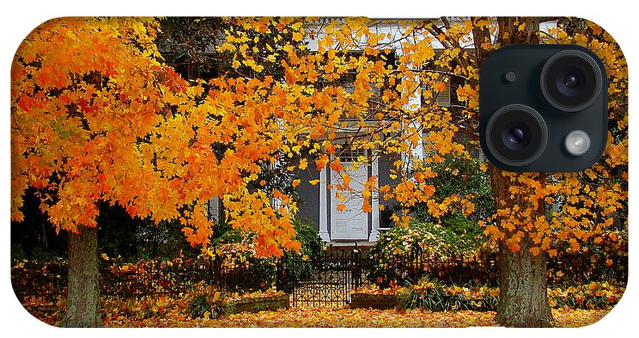Fine Art iPhone Case featuring the photograph Autumn Homecoming by Rodney Lee Williams
