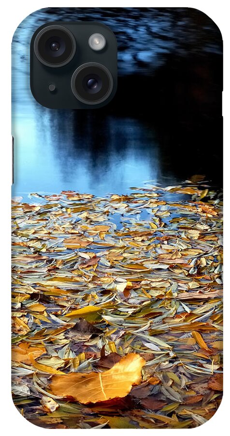 Waters iPhone Case featuring the photograph Autumn Lake by Steven Milner