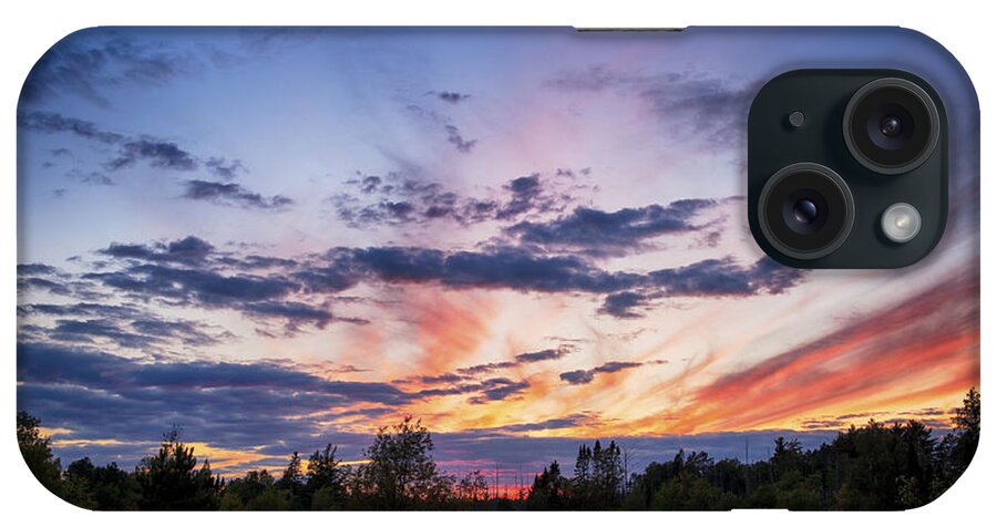 Autumn Sunset iPhone Case featuring the photograph Autumn Lights by Dan Hefle