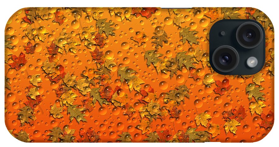 Autumn iPhone Case featuring the painting Autumn Rain by Barbara Milton