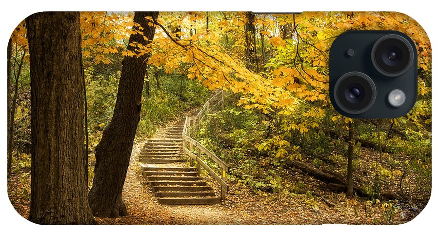 Autumn iPhone Case featuring the photograph Autumn Stairs by Scott Norris