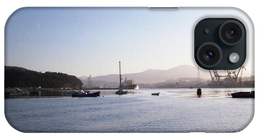 Port iPhone Case featuring the photograph Aviles port by Juan Bosco