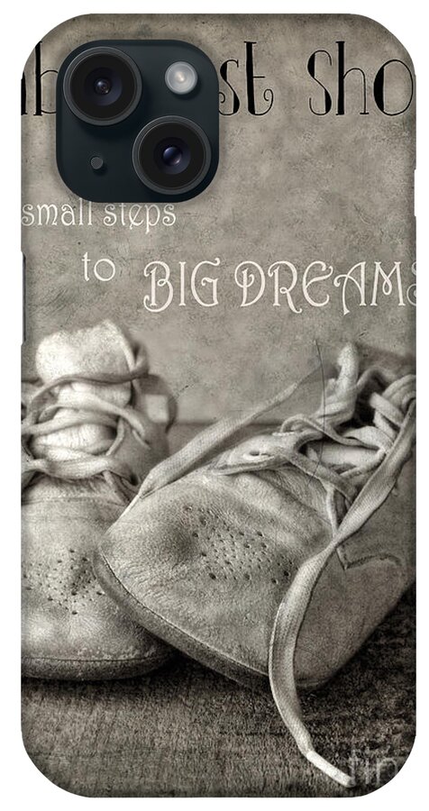 Shoes iPhone Case featuring the photograph Baby's First Shoes by Jill Battaglia