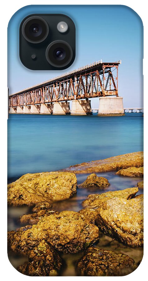 Seascape iPhone Case featuring the photograph Bahia Honda State Park Florida by Ferrantraite