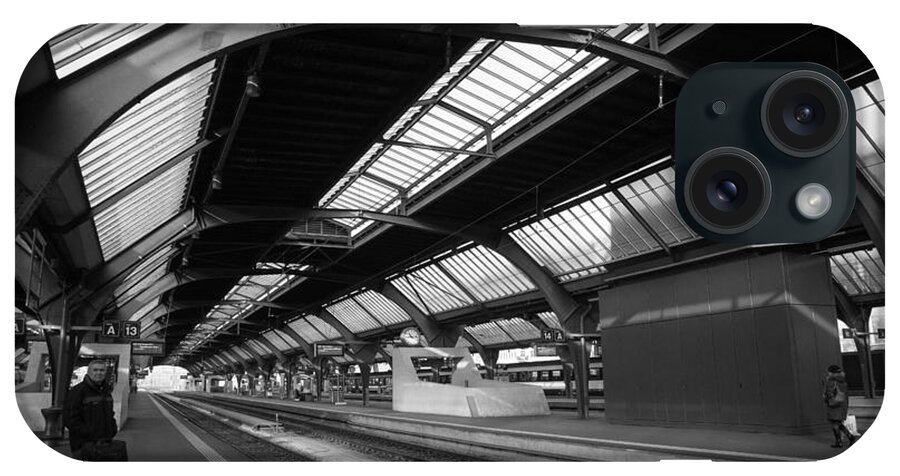 Bahnhof iPhone Case featuring the photograph Bahnhof Zurich by Shirley Radabaugh