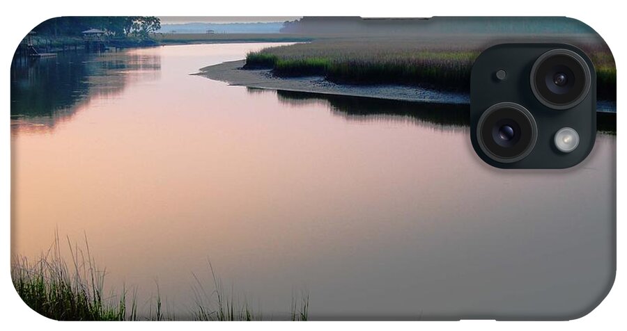 Landscape iPhone Case featuring the photograph Bailey's Creek by Edward Shmunes