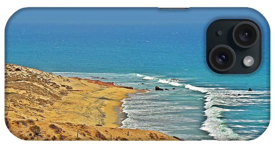 Baja California iPhone Case featuring the photograph Baja California - Desert meets Ocean by Alexandra Till