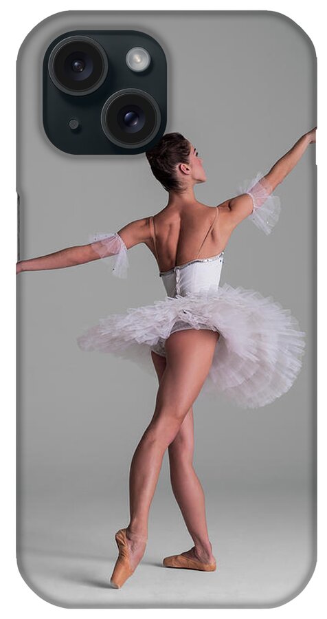 Ballet Dancer iPhone Case featuring the photograph Ballerina Performing In Tutu by Nisian Hughes