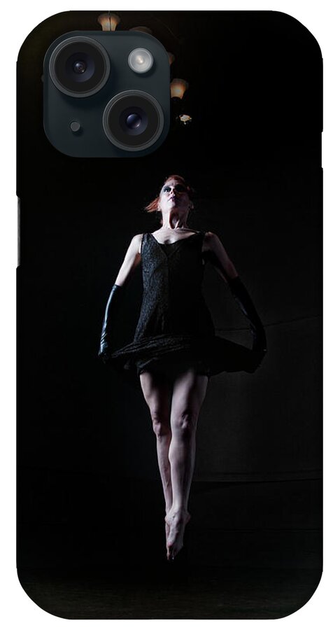 Mature Adult iPhone Case featuring the photograph Ballet Jump by Kathydewar