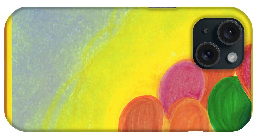 First Star Art iPhone Case featuring the mixed media Balloons by jrr by First Star Art