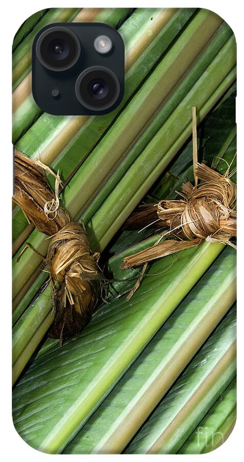 Roll iPhone Case featuring the photograph Banana Leaves by Rick Piper Photography