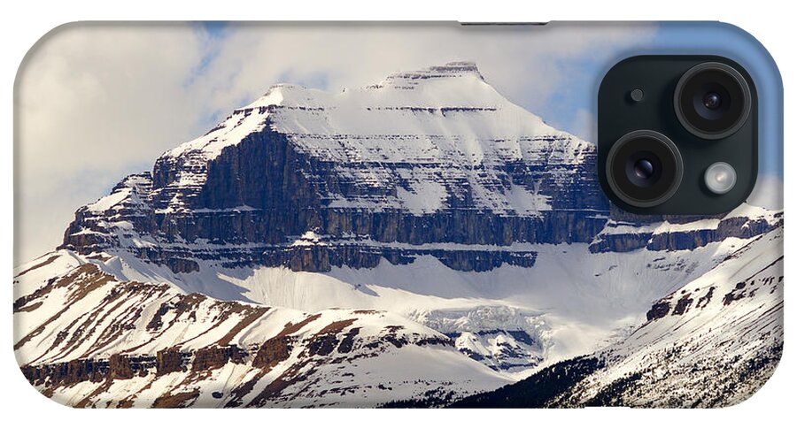 Terry Elniski Photography iPhone Case featuring the photograph Banff - Mount Saskatchewan by Terry Elniski