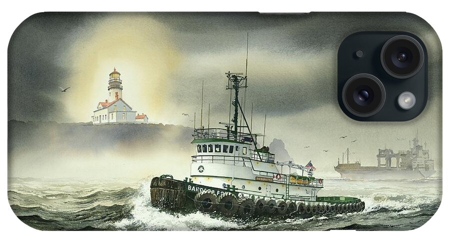 Tugs iPhone Case featuring the painting Barbara Foss by James Williamson