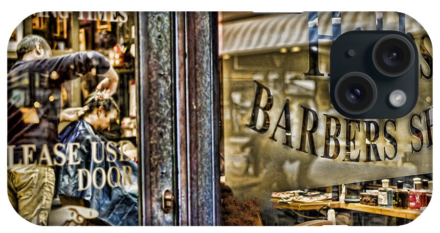Barber iPhone Case featuring the photograph Barber Shop by Heather Applegate