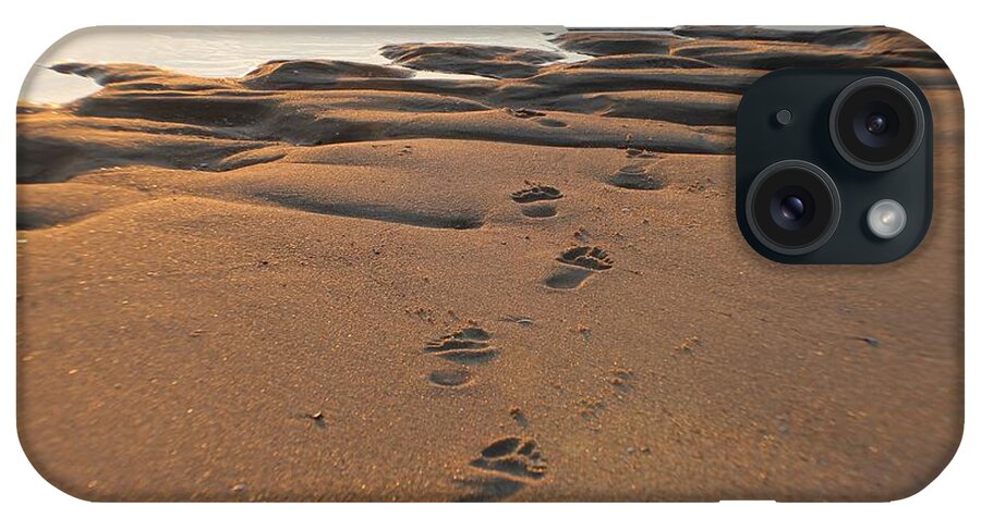 Beach Life iPhone Case featuring the photograph Barefoot in Sand by Robert Banach