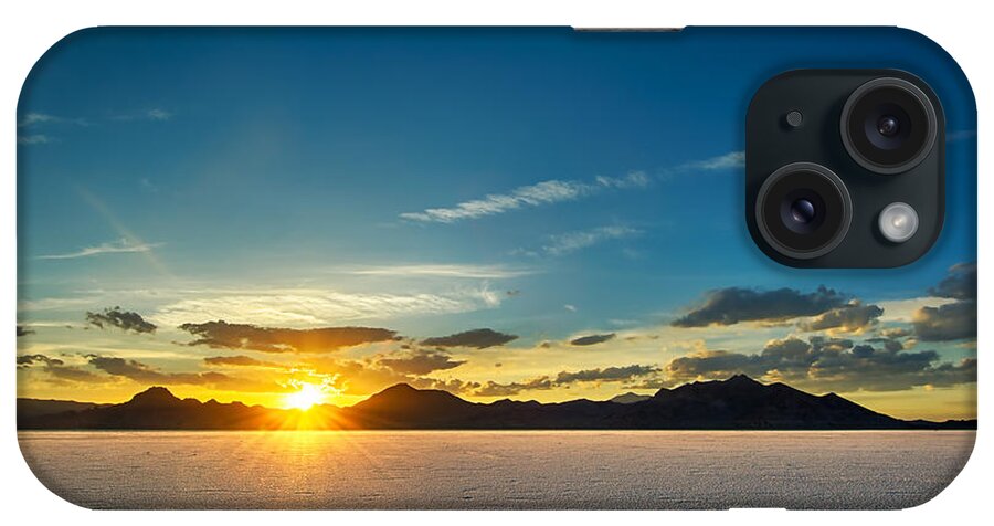 Bonneville iPhone Case featuring the photograph Barren Valley by Brett Engle