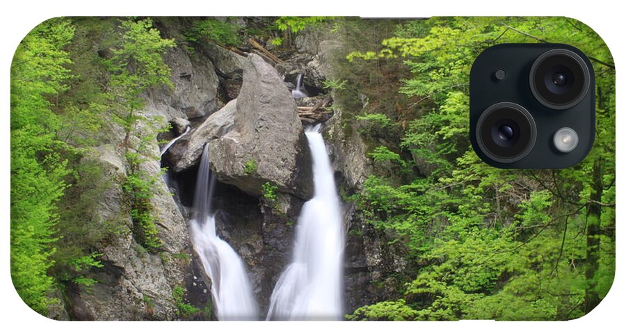Waterfall iPhone Case featuring the photograph Bash Bish Falls in Spring by John Burk