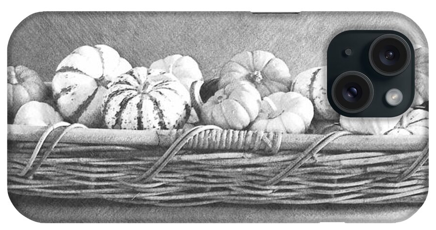 Gourd iPhone Case featuring the photograph Basket Of Gourds by Frank Wilson