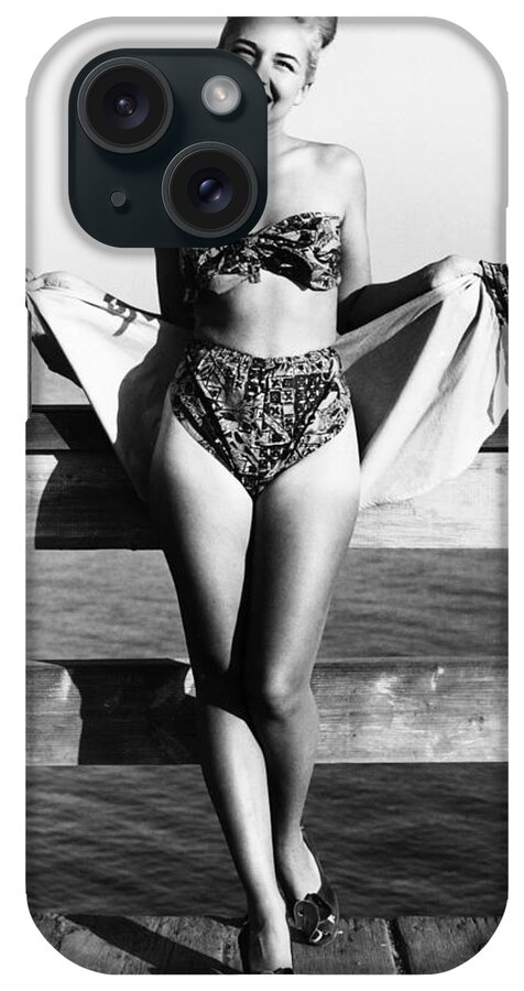 1949 iPhone Case featuring the photograph Bathing Suit, 1949 by Granger