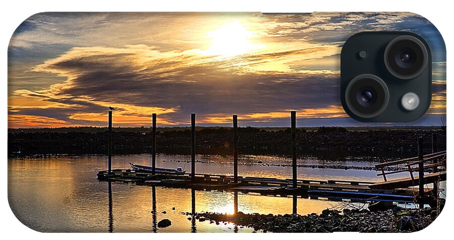 Netarts iPhone Case featuring the photograph Bay Sunset by Chriss Pagani