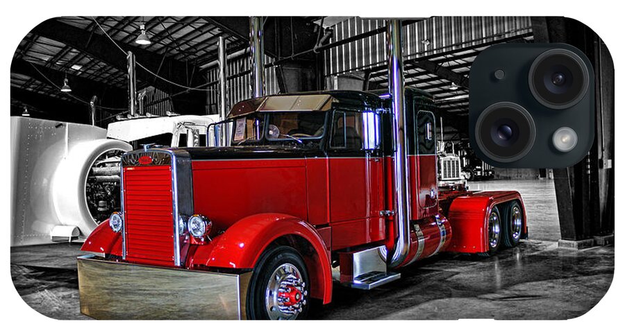 Trucks iPhone Case featuring the photograph B.C. Big Rig Weekend-Needle Nose Pete CATR5035A-14 by Randy Harris